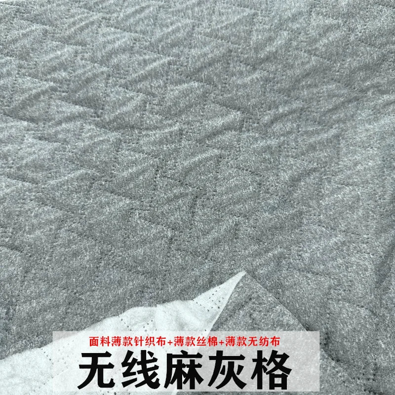 Quilted Lining Fabric by the Meter – 100cm x 145cm Polyester Sewing Cloth