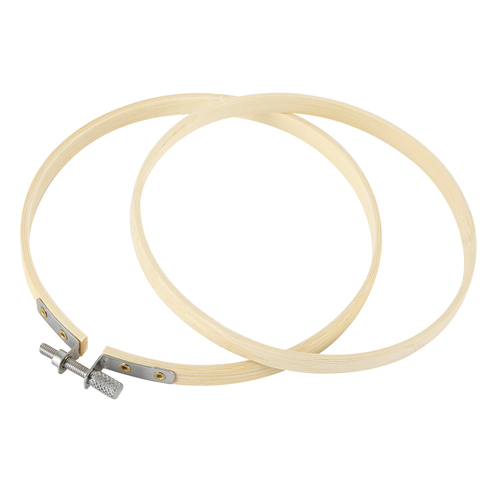 Wooden Embroidery Hoop Set — 5 Sizes (13–30cm)
