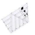 Acrylic Trapezoid Quilting Ruler & Patchwork Template – Clear Sewing Measuring Tool (4.5" × 8.25")