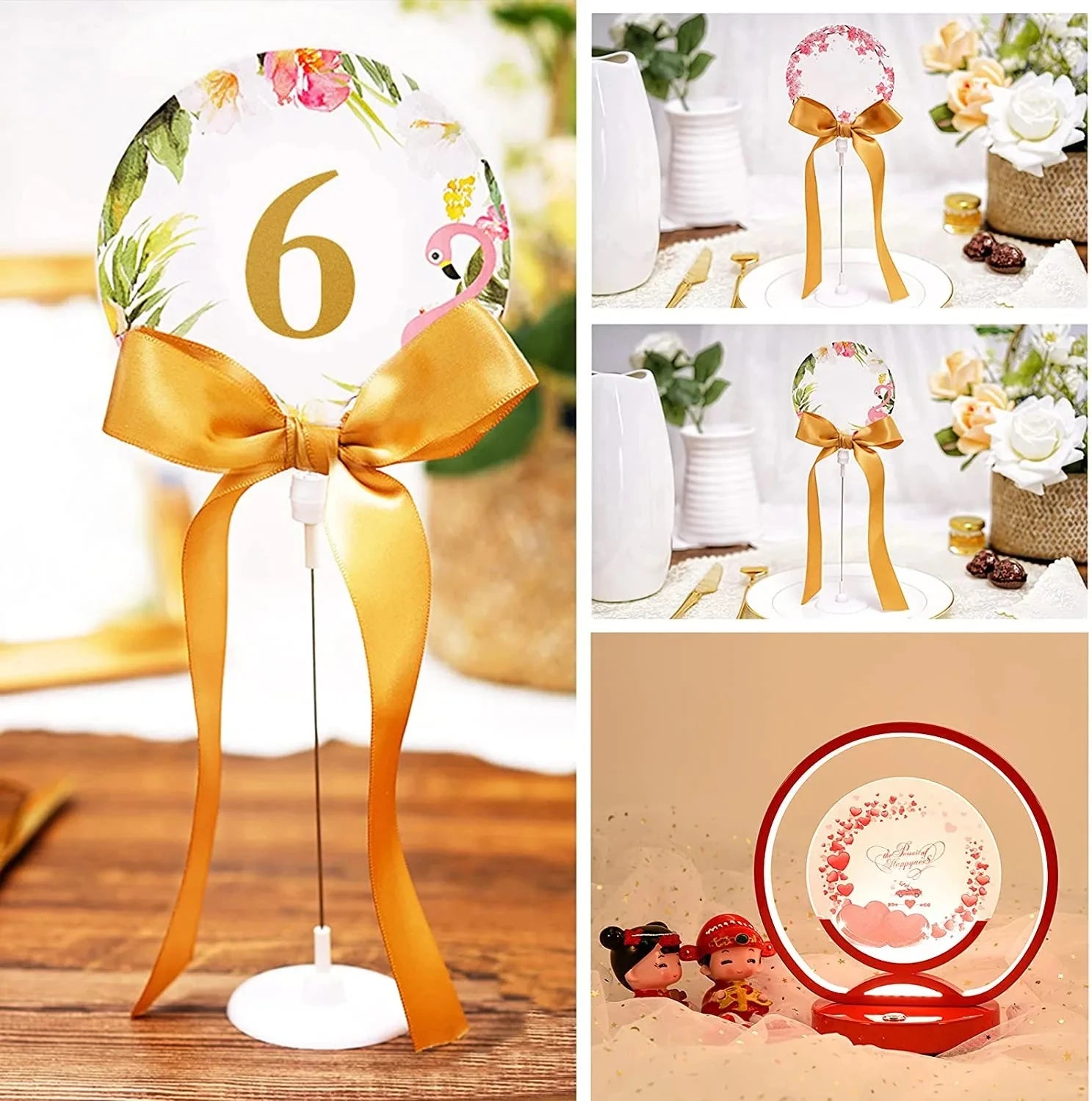 Round Acrylic Ornament Blanks – Clear, Frosted & Gold Mirror | Vinyl, Engraving, Painting & Christmas DIY Crafts