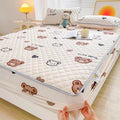 mtuove Soft Brushed Quilted Mattress Cover – Anti-Mite, Breathable, Fits 3–28cm Mattresses