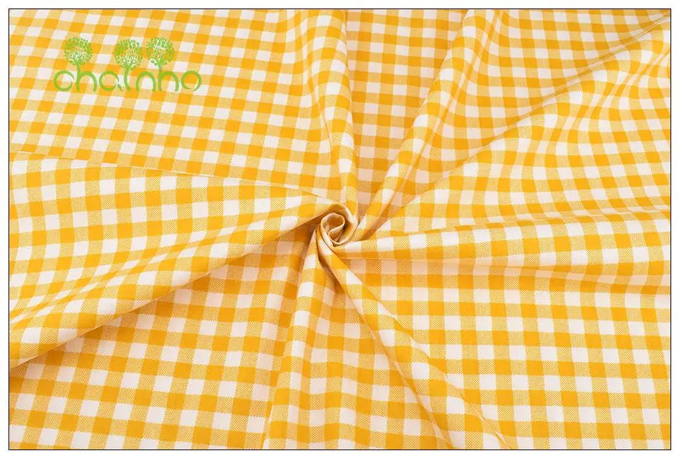 Orange Floral Series Printed Twill Cotton Fabric – 40s Weight