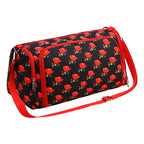 Bolsa de almacenamiento de hilo y ganchillo con estampado Paisley – Estuche organizador de punto (37×20×21cm)