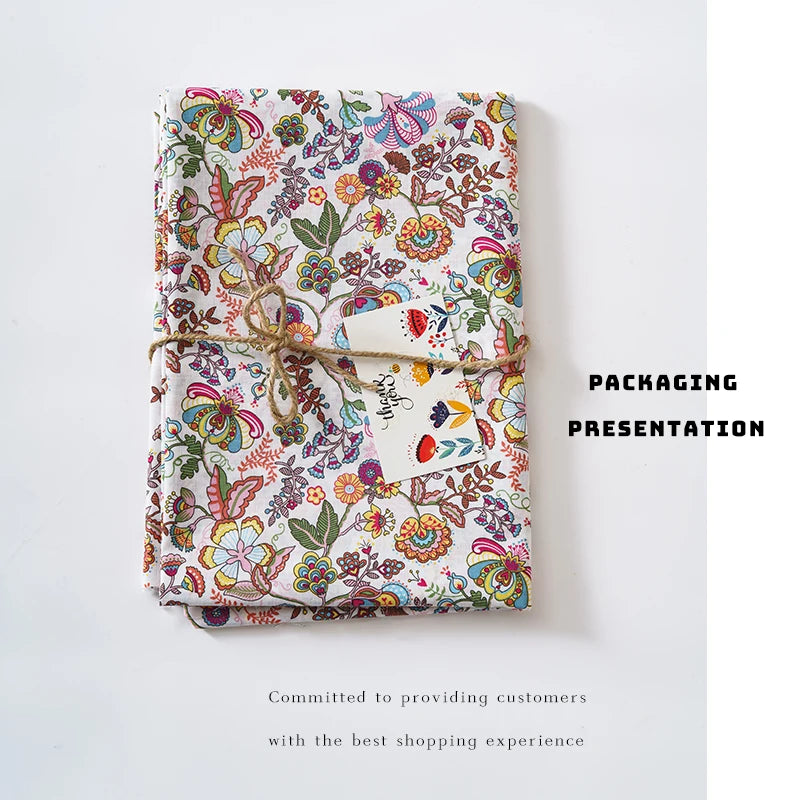 Fabric - 40 Precut Strips (6.35 X 49.78 cm) for Quilting And Sewing, 20 Floral Prints Assortment, 100% Material,