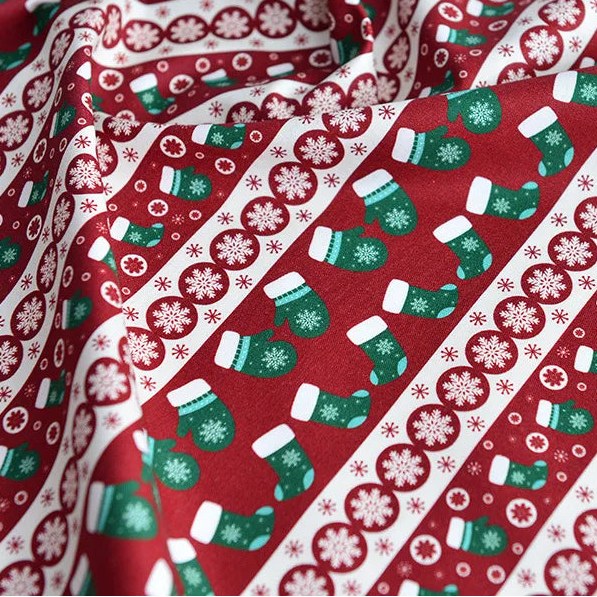 100% Cotton Christmas Print Fabric, 140cm Wide