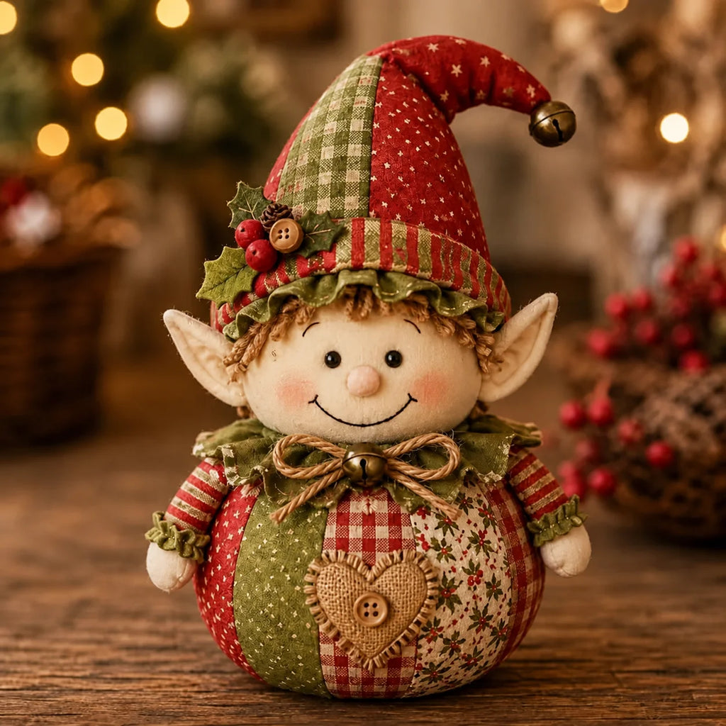 Christmas Patchwork Doll Sewing Kit – 12 Designs