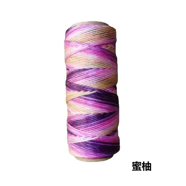 Hilo Redondo de Poliéster Encerado – 0.6mm, Carrete de 50m | 41 Colores | Macramé, Joyería y Marroquinería
