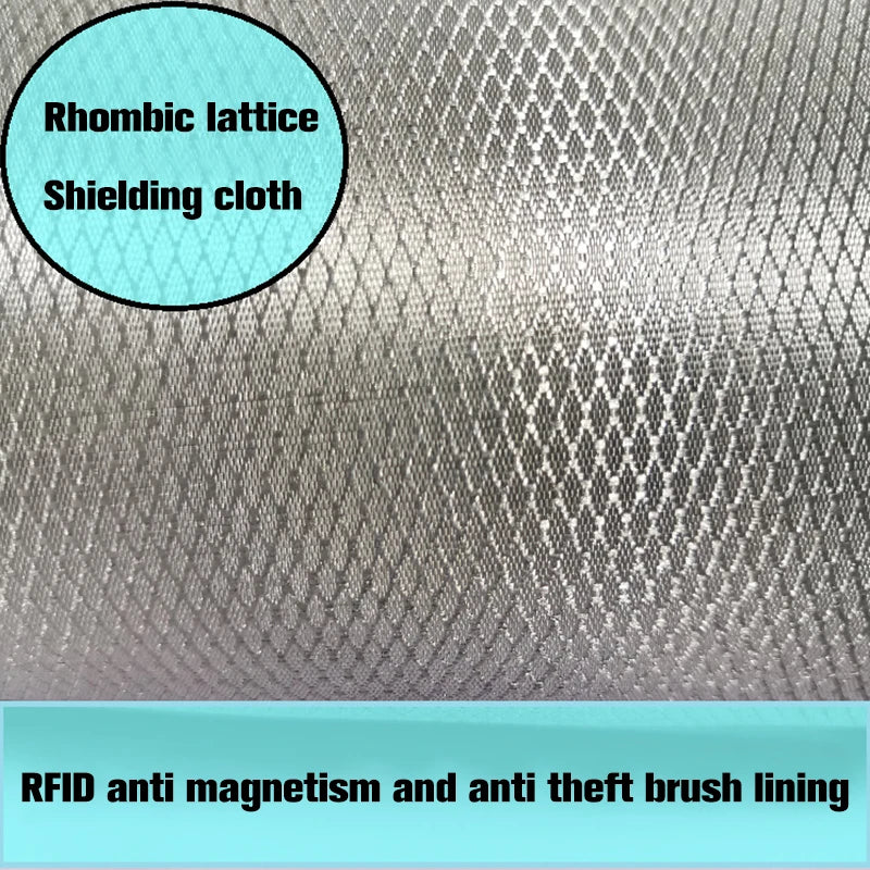 Faraday EMF & RFID Shielding Fabric – Nickel & Copper Coated | 200×145 cm (78.7×57 in)