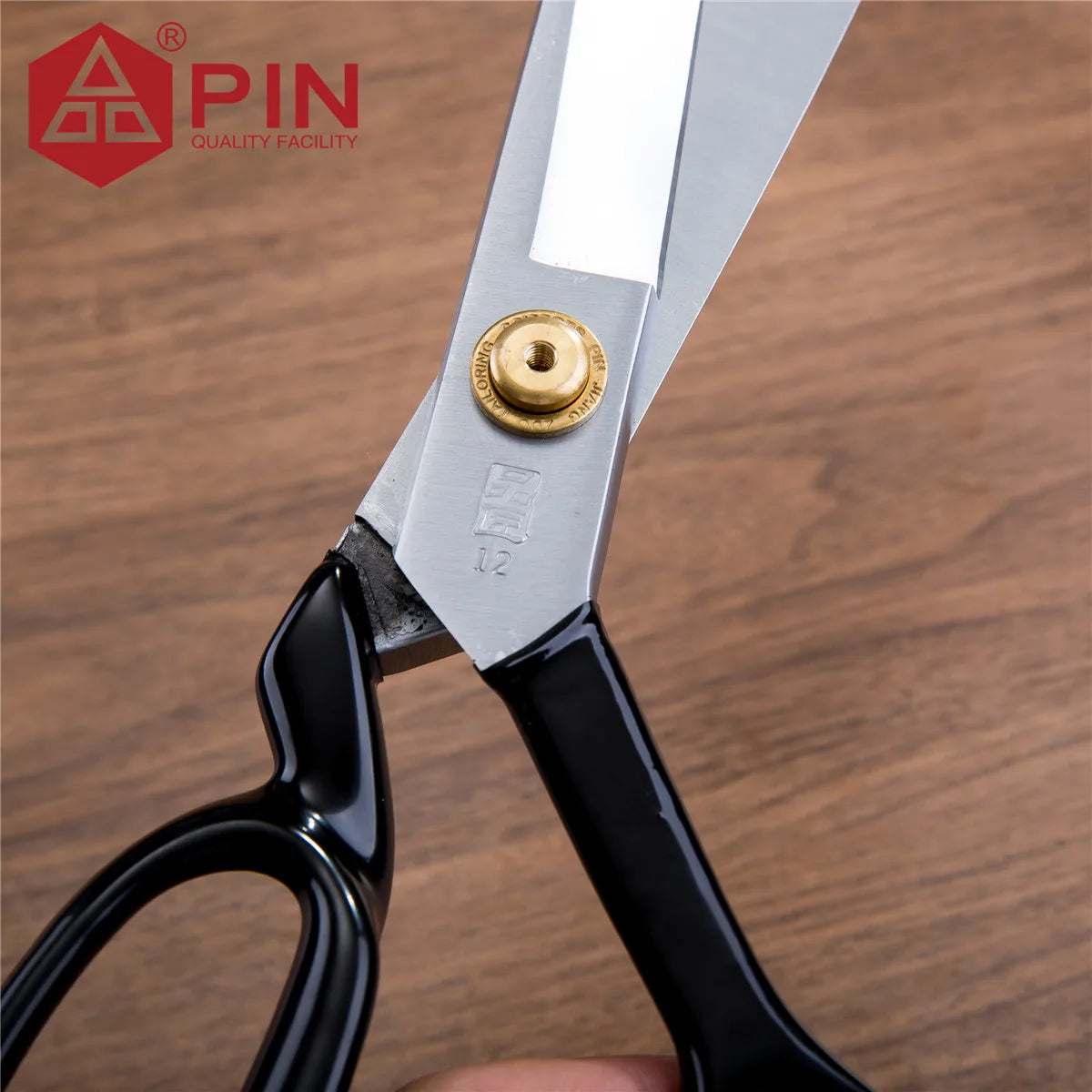 12-Inch Heavy-Duty Forged Stainless Steel Tailor Scissors – Professional Fabric Shears for Denim, Leather & Canvas