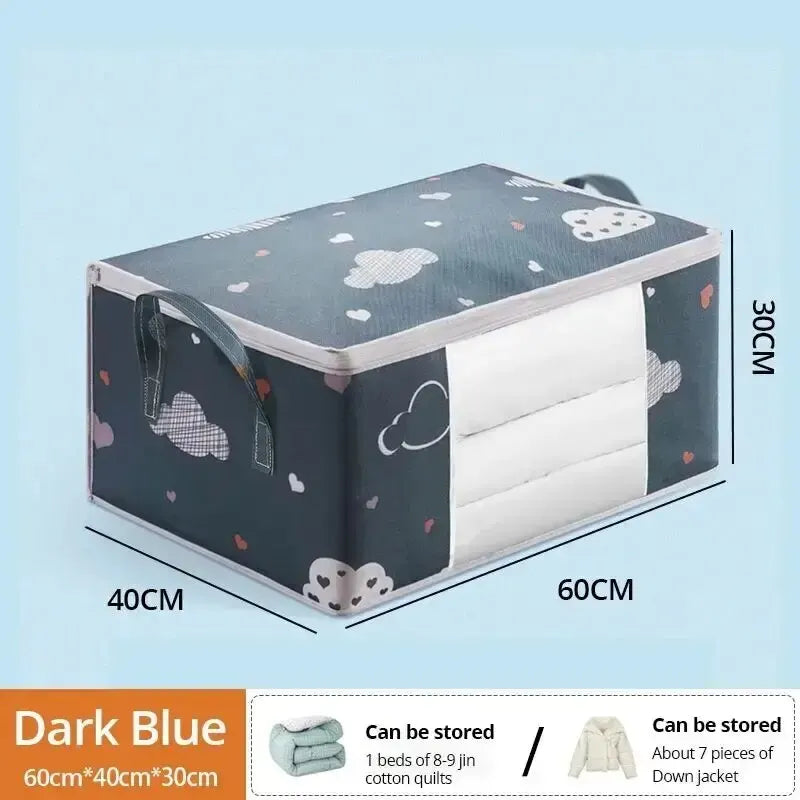 Foldable Quilt & Bedding Storage Bag – Dustproof Organizer