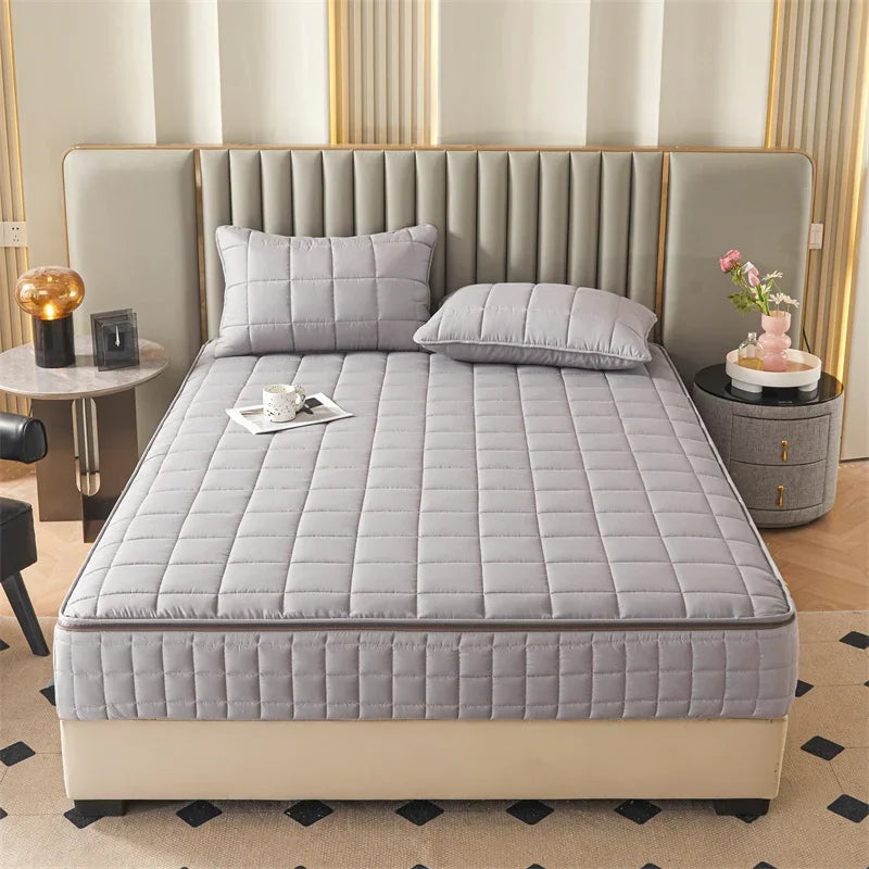 6-Sided Zippered Mattress Protector – Quilted, Multiple Sizes