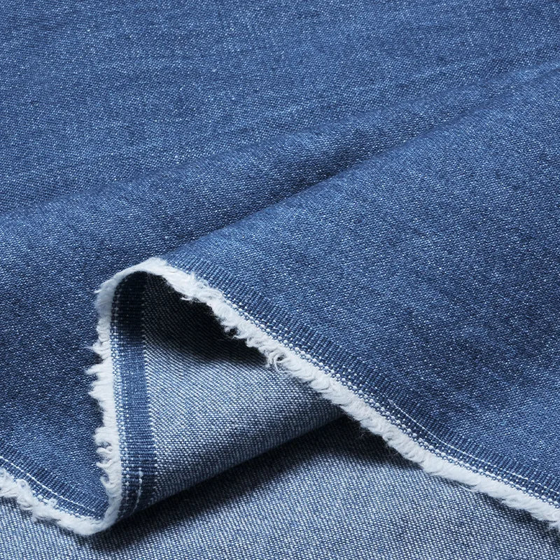 Thin Denim Fabric — 65% Cotton 35% Polyester | 145cm Wide