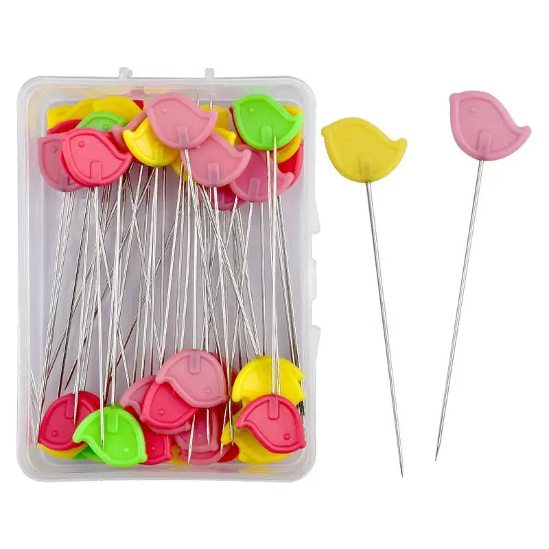 Nickel-Plated Dressmaking Pins for Sewing & Patchwork – 50 or 100 Pcs