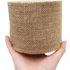 Natural Burlap Jute Ribbon Roll – 8 Widths & 2 Lengths | Gift Wrapping, Crafts, Wedding & Home Décor