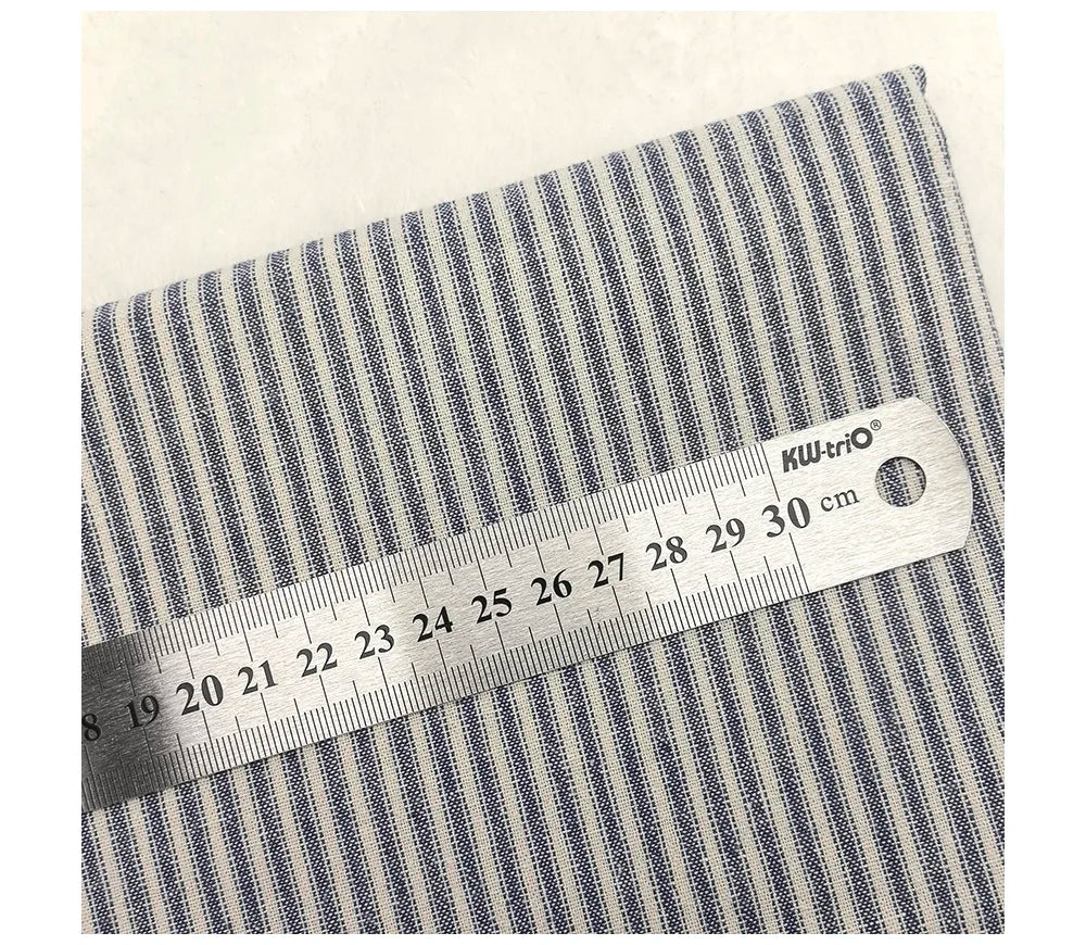 Yarn-Dyed Striped Plaid Cotton Quilting Fabric – 55" Wide, Multiple Cut Sizes | Patchwork & Tilda Crafts
