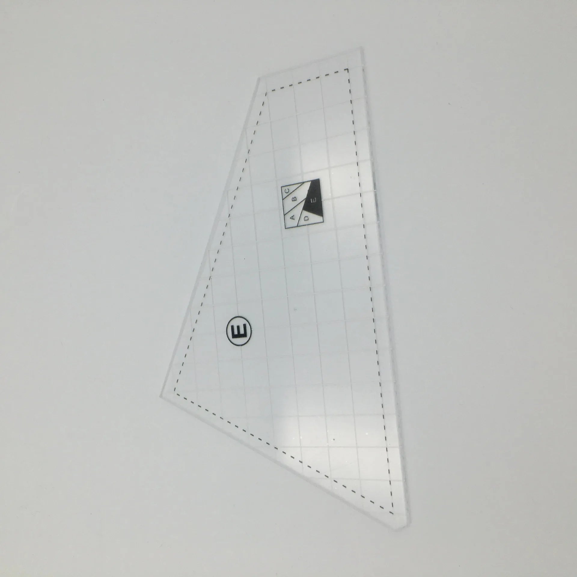 5-Piece Acrylic Quilting Ruler Template Set - DIY Patchwork & Cutting Templates