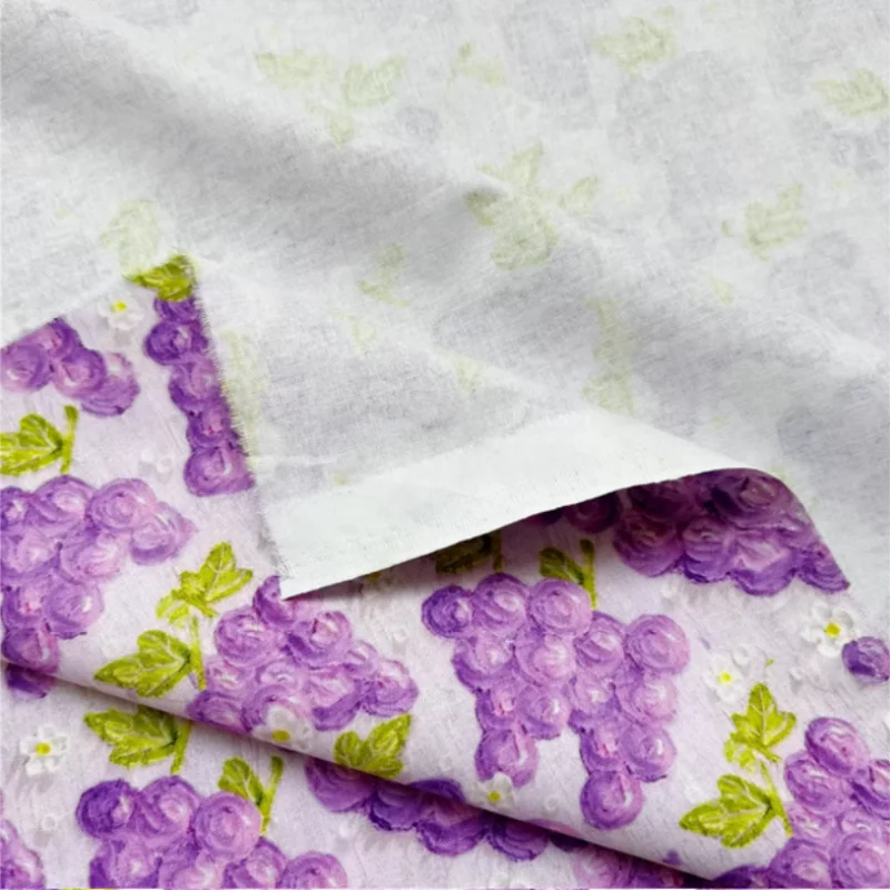 Strawberry Watermelon Print Pure Cotton Fabric For Making Shirts Dress Handmade Baby Clothing, T85