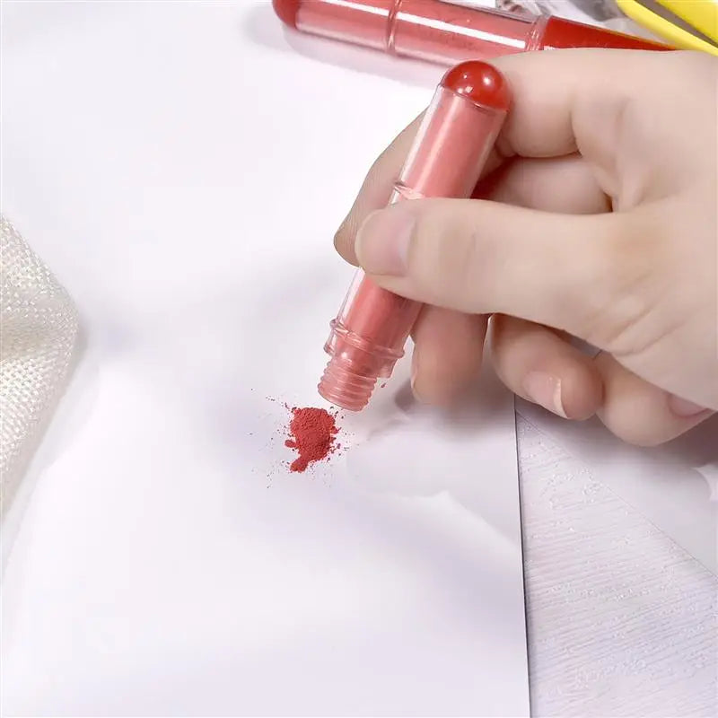 Pen-Shaped Chalk Fabric Marking Pencils – Erasable Tailor Chalk for Sewing, Quilting & Patchwork