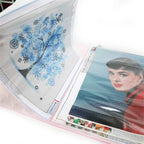 Álbum de Almacenamiento de Pintura de Diamantes A4, 30 Páginas, Libro de Exhibición de Arte con Diamantes para Presentación de Pinturas de Diamantes, Carpeta de Portafolio de Obras de Arte