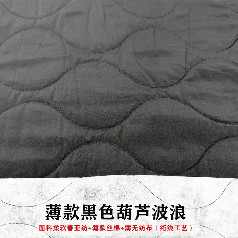 Quilted Lining Fabric by the Meter – 100cm x 145cm Polyester Sewing Cloth