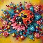 Kit de pintura de diamante de mariposa – Forma especial | 30x30cm (11.8" x 11.8")