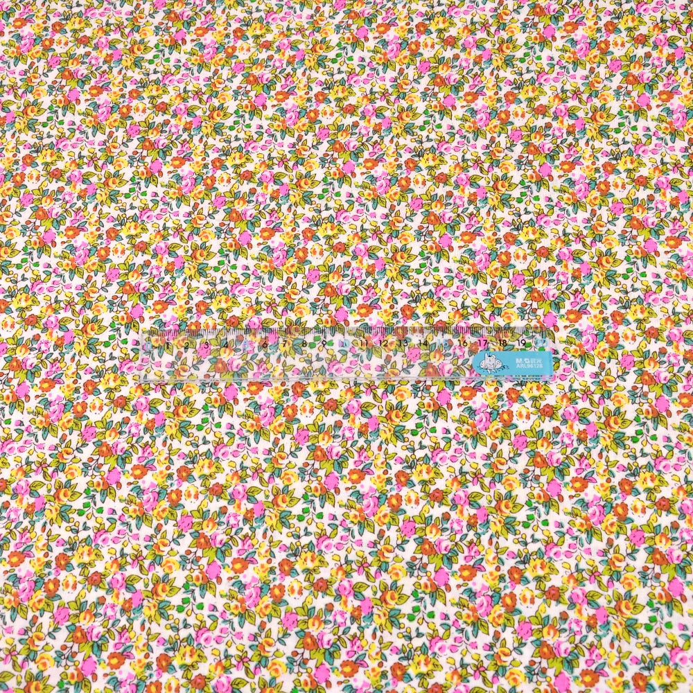 Booksew 100% Cotton Quilting Fabric – Printed Floral Cuts by the Piece