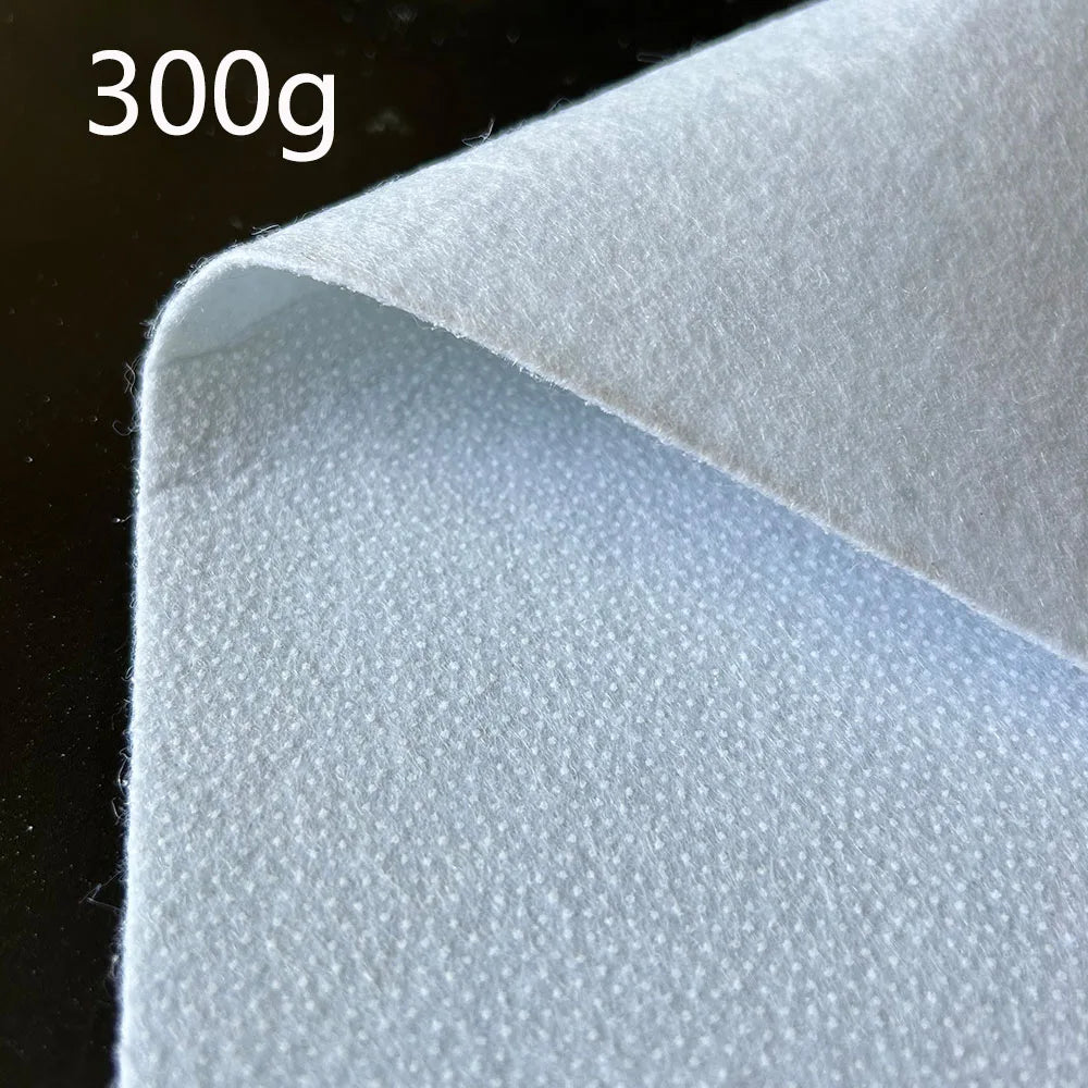 Sewing Interfacing Fabric Fusible Cotton Interlining 110g 200g 300g 400g Iron on Nonwoven Craft Bag Making Garment Making Supply