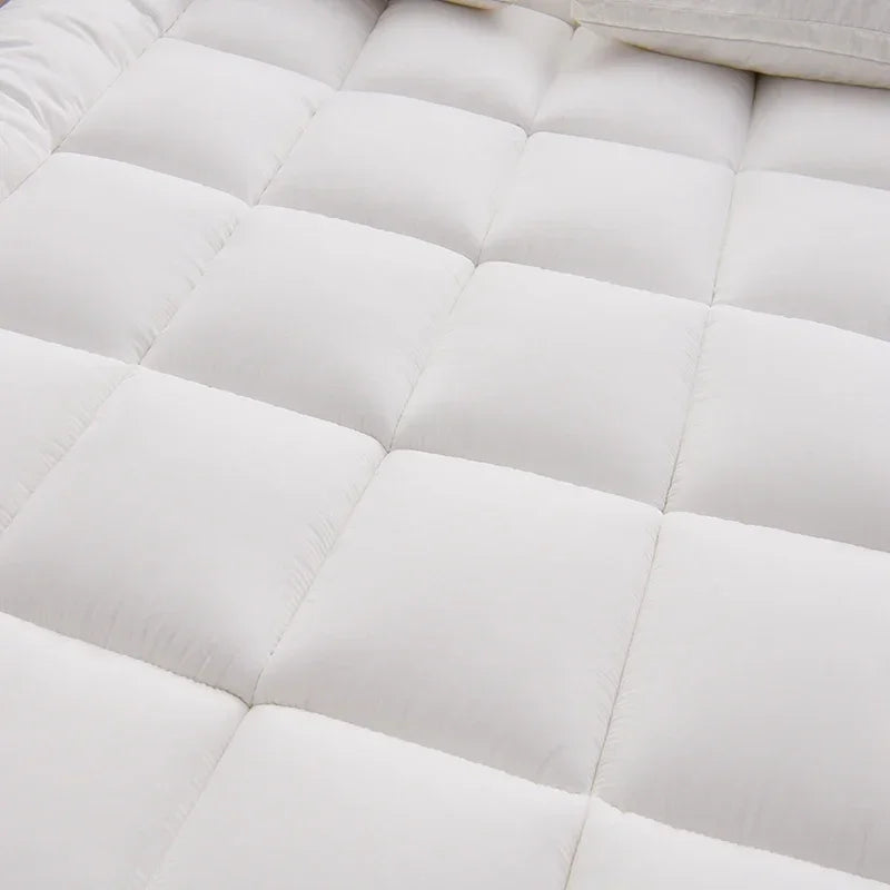 All-Season Quilted Mattress Topper – Soft Thickened Mattress Pad