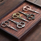 Tijeras de sastre retro – Tijeras de bordar y coser de acero inoxidable | Unidad individual, paquete de 3 y paquete de 6
