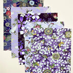 Cotton Print Fabric Bundle — 5 Precut Pieces (20×25cm / 8”×10”) | Doll Clothes, Quilting & Crafts