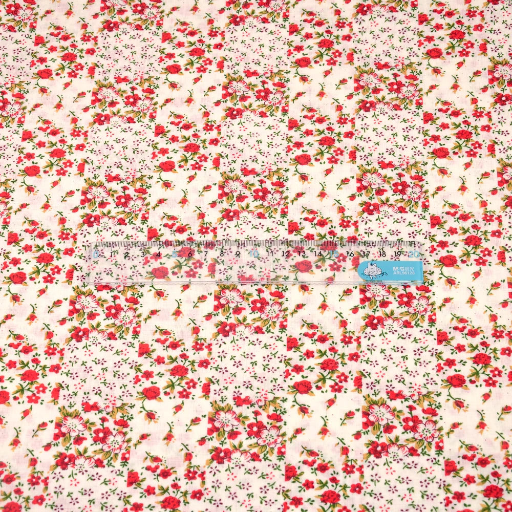 Booksew 100% Cotton Quilting Fabric – Printed Floral Cuts by the Piece
