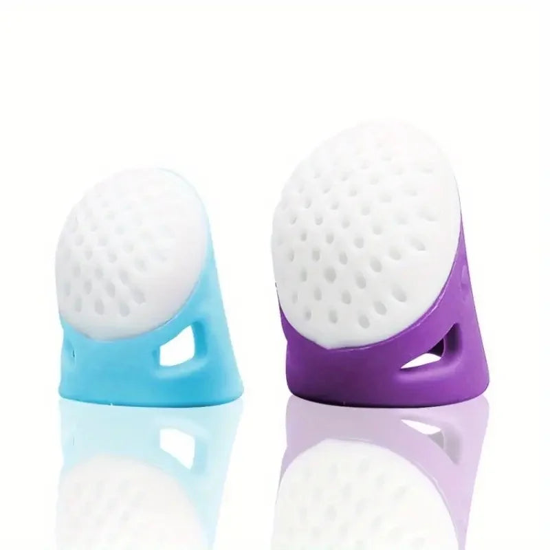 2-Pack Soft Silicone Sewing Thimbles