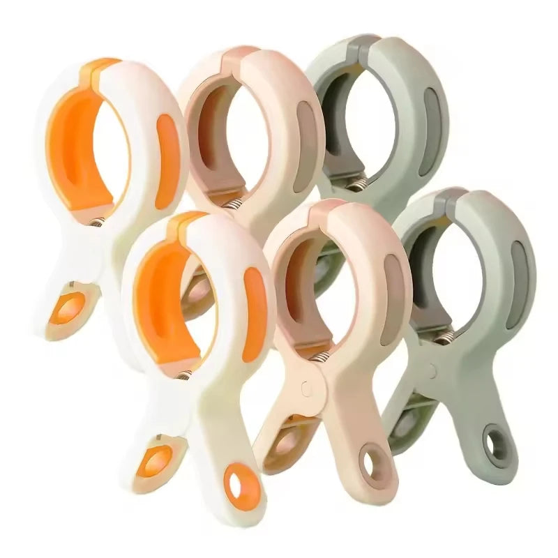 Pinzas de playa/para acolchar – Pinzas de ropa de plástico grandes, resistentes al viento y reutilizables para mantas, toallas y telas