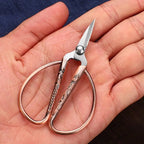 Tijeras de coser retro mini — Cortahílos de acero inoxidable vintage en 6 acabados