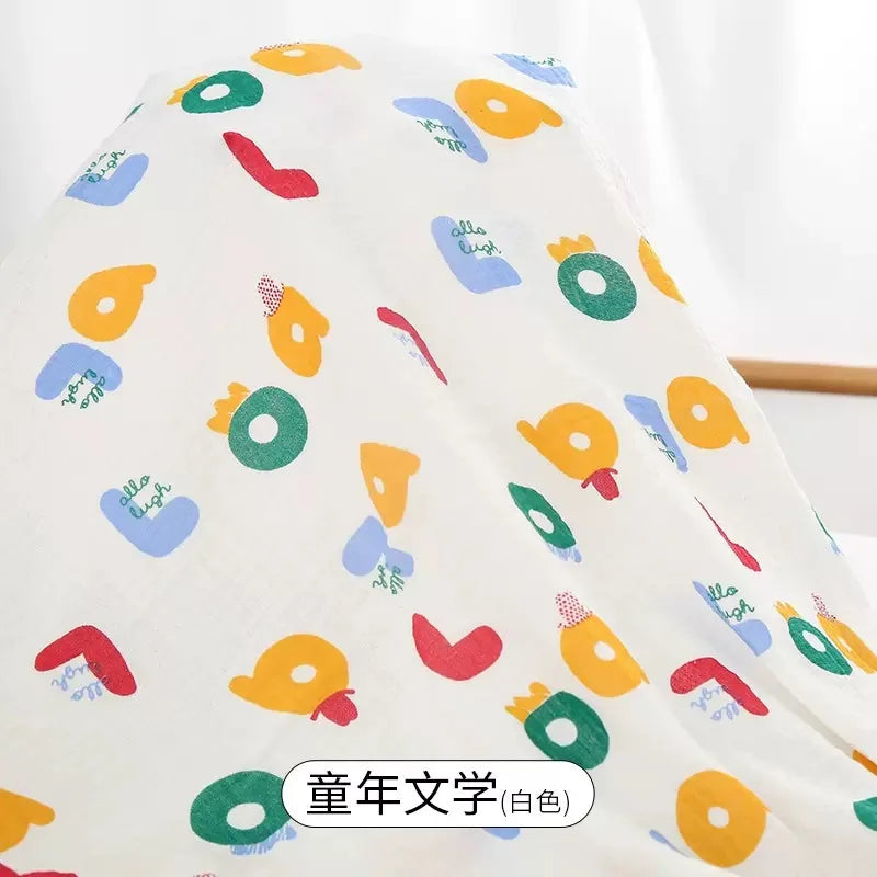 Double Gauze Cotton Fabric – Printed 132cm Wide | Baby, Quilting & Home Sewing