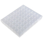 Caja de almacenamiento para Diamond Painting — Organizador de 28 a 64 compartimentos para abalorios, cuentas y materiales de manualidades
