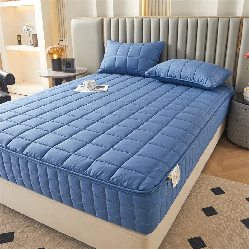 6-Sided Zippered Mattress Protector – Quilted, Multiple Sizes