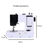 Máquina de Coser Portátil Mini LED de 38 Puntadas