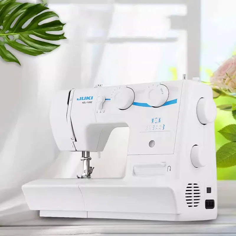 60W Heavy Duty Sewing Machine, 8 Built-in Stitches, Metal Frame, Twin Needle, Multifunctional Household Tools