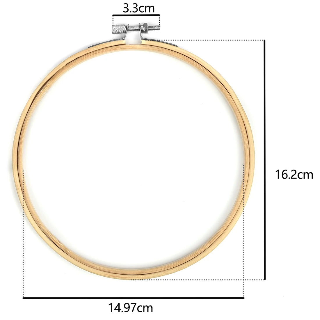 Bamboo Embroidery Hoop – 8 Round Sizes
