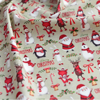 100% Cotton Christmas Print Fabric, 140cm Wide