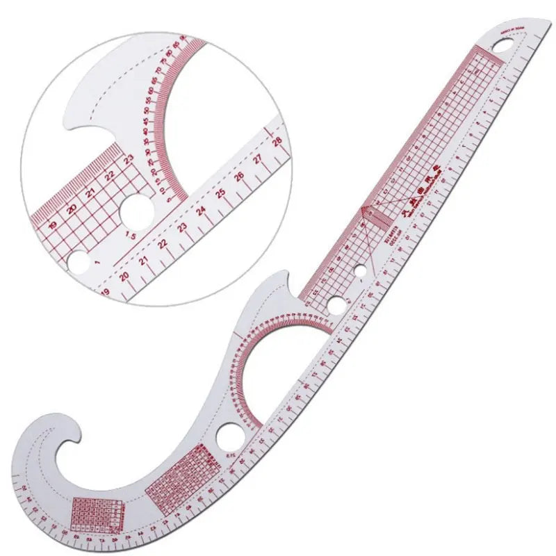 French Curve Ruler – Flexible Multi-Function Sewing & Pattern Drafting Ruler
