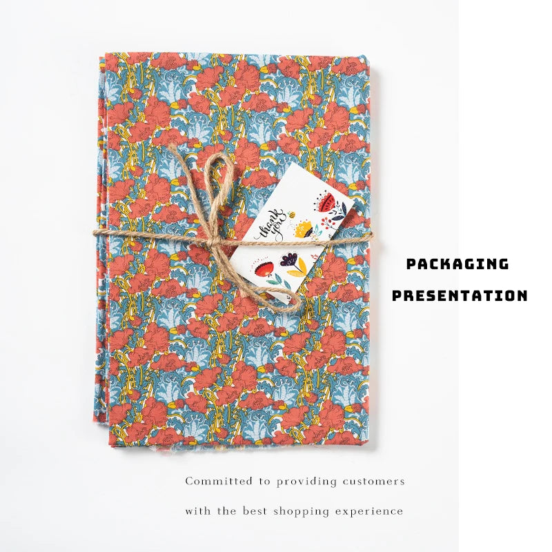 Fabric - 40 Precut Strips (6.35 X 49.78 cm) for Quilting And Sewing, 20 Floral Prints Assortment, 100% Material,