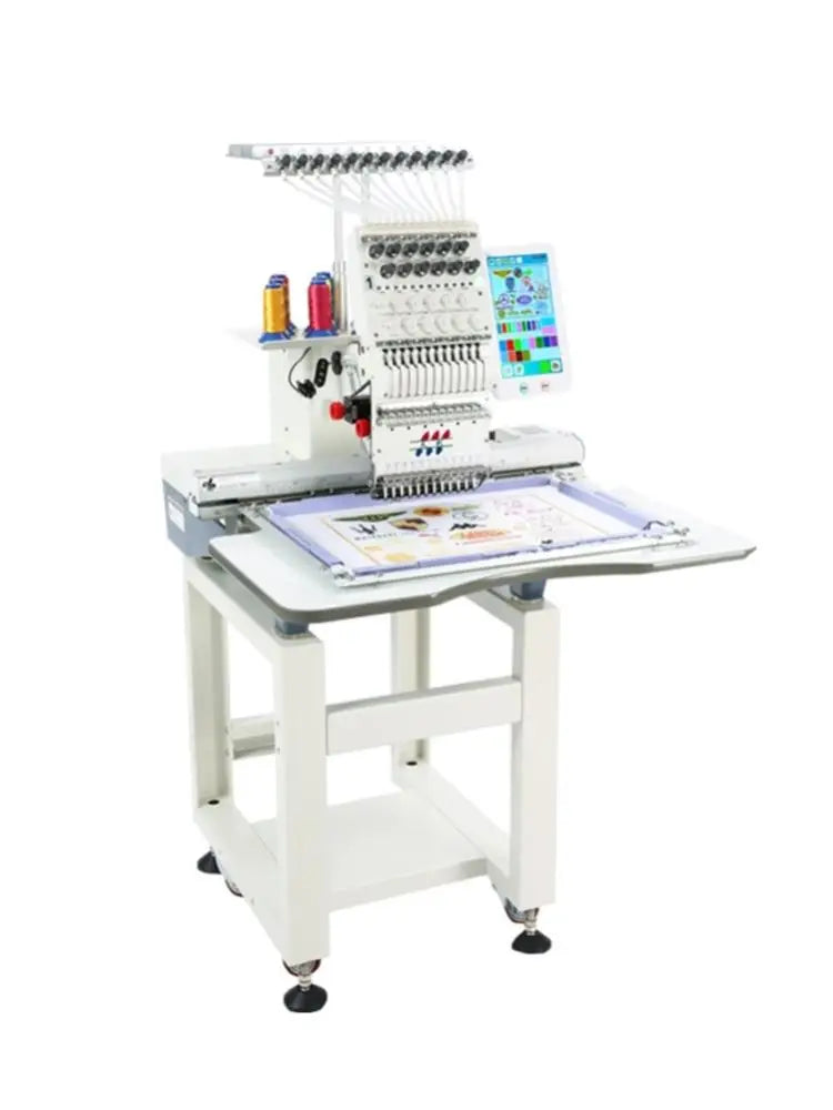 Boutique Commercial Embroidery Machine – 9/12 Needle, Multiple Hoop Sizes, Electric Benchtop