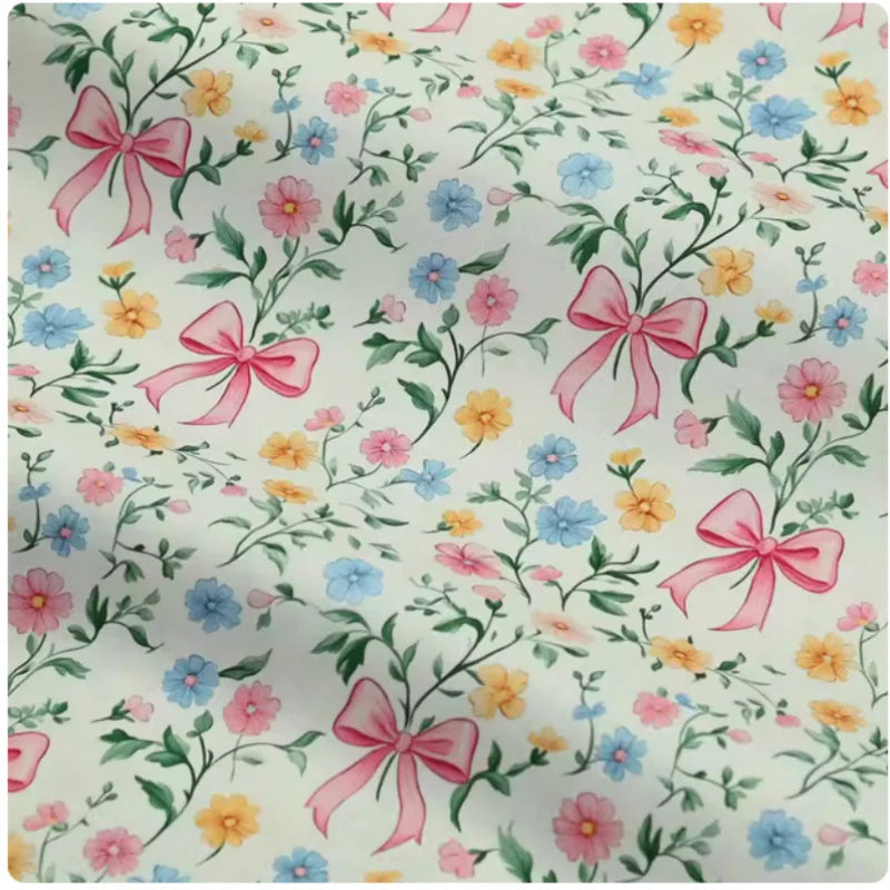 Fabric - 40 Precut Strips (6.35 X 49.78 cm) for Quilting And Sewing, 20 Floral Prints Assortment, 100% Material,