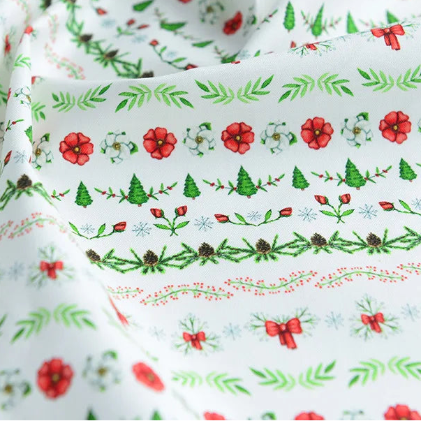 100% Cotton Christmas Print Fabric, 140cm Wide