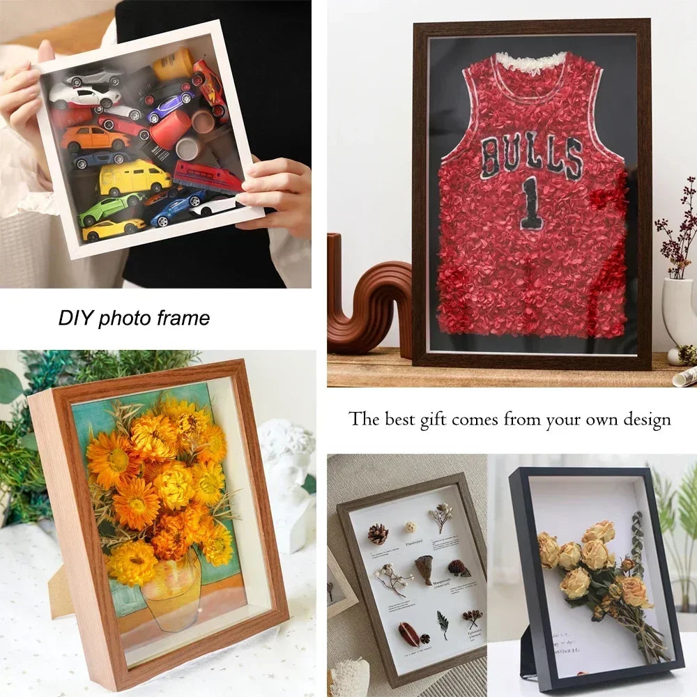MDF Shadow Box Display Frame | 3cm (1.18") Deep | 4 Finishes & 9 Sizes