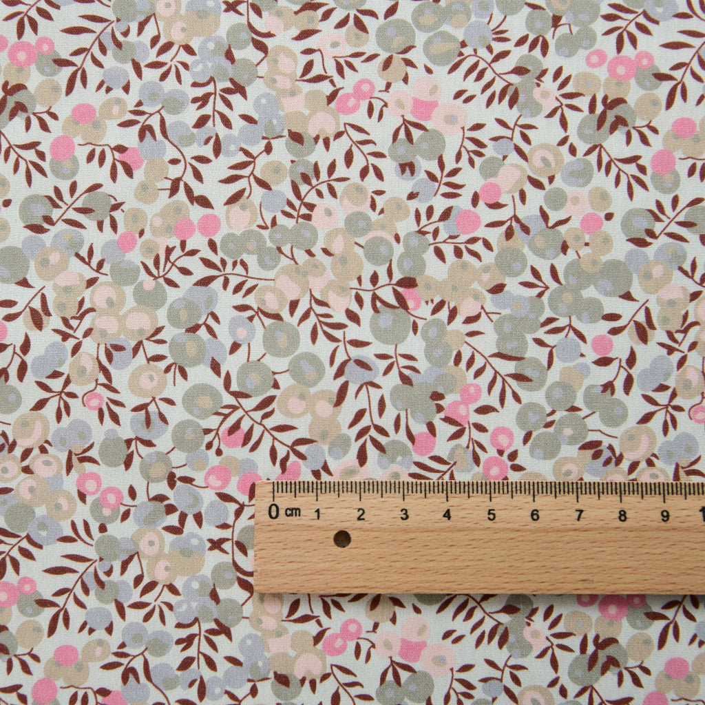 Small Floral Print 100% Cotton Poplin Fabric | 145cm Wide | 145×50cm per Piece