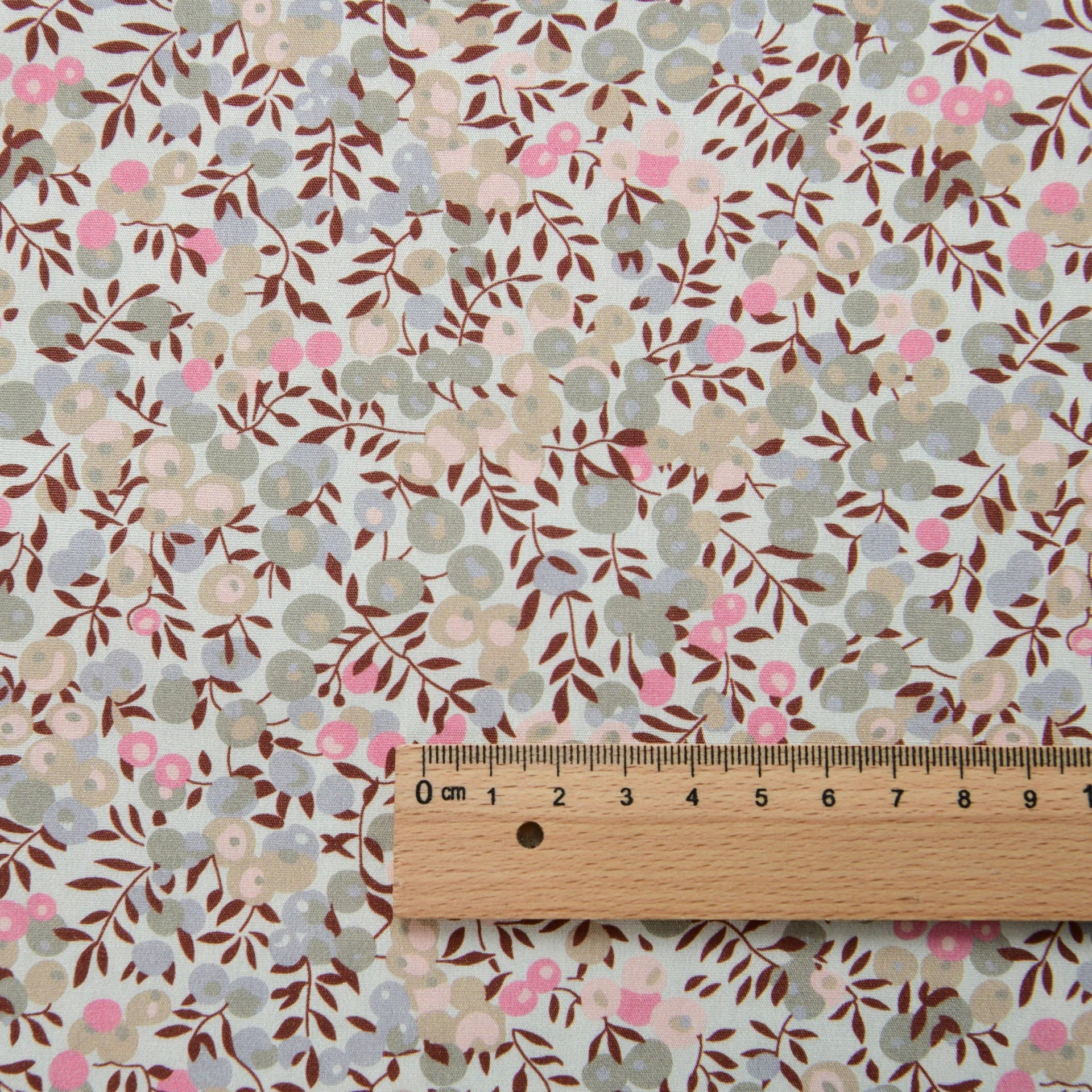 Small Floral Print 100% Cotton Poplin Fabric | 145cm Wide | 145×50cm per Piece