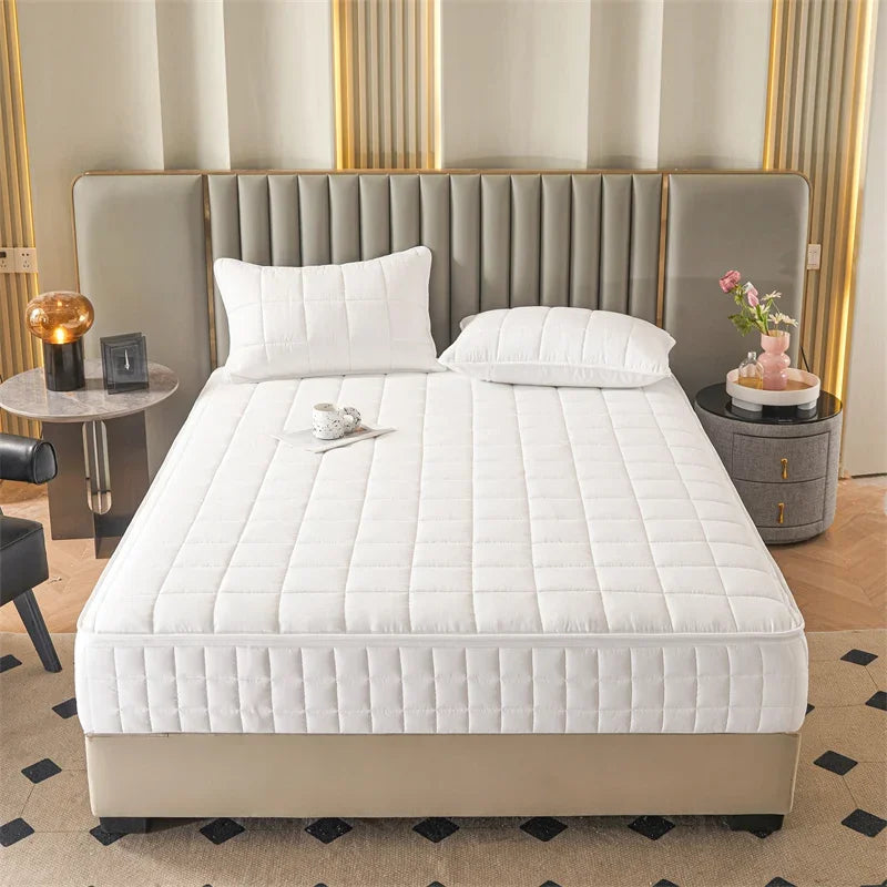 6-Sided Zippered Mattress Protector – Quilted, Multiple Sizes